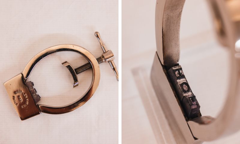 Golf Ball monogrammer in the The Frick Pittsburgh collection.