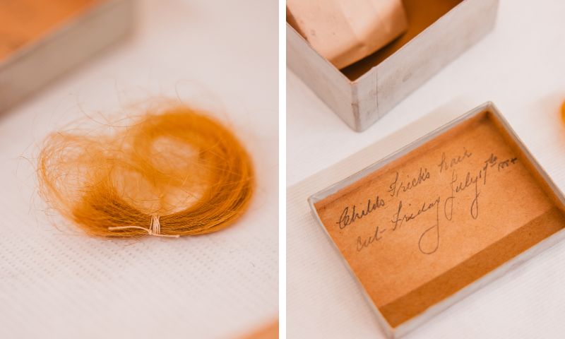 Childs Frick's hair in the The Frick Pittsburgh collection.