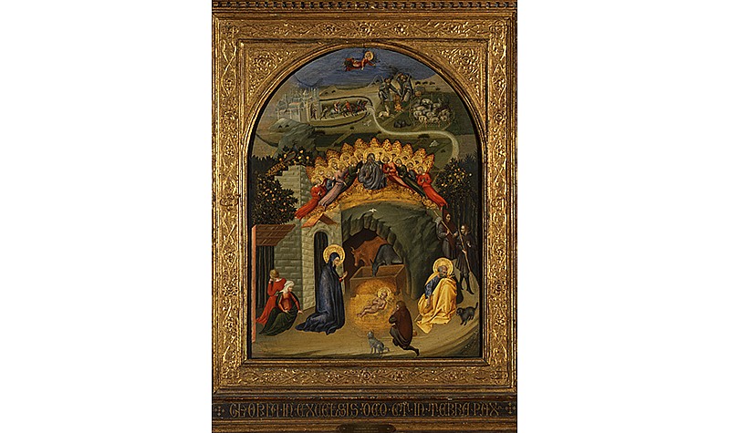 Giovanni di Paolo (Sienese, 1398-1483), Nativity, c. 1450. Tempera on panel, Frick Art & Historical Center, Pittsburgh, 1973.30.