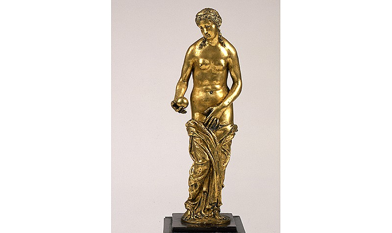 attributed to Severo Calzetta of Ravenna (Italian, Padua, active 1496 d. before 1538), Venus with Apple, Gilt bronze, Frick Art & Historical Center, Pittsburgh, 1991.2.
