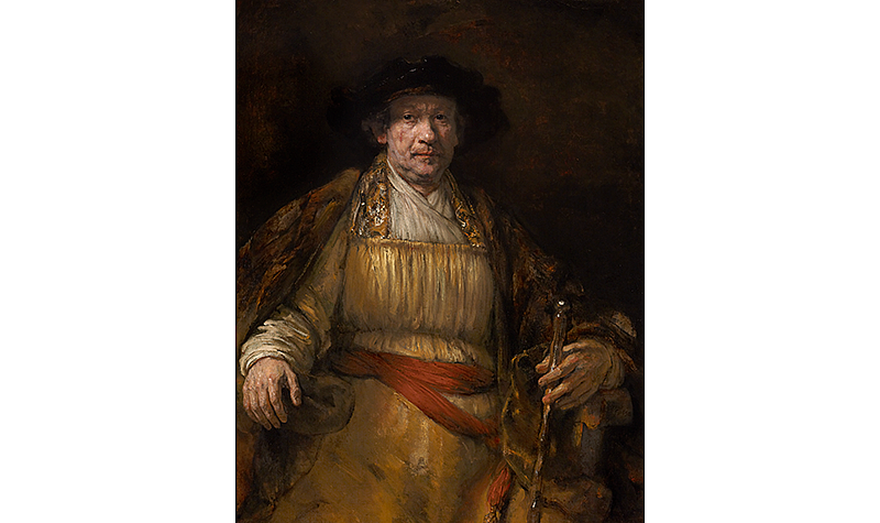 Rembrandt Harmensz. van Rijn, <em>Self-Portrait</em>, 1658, oil on canvas, 52 5/8 x 40 7/8 in. (133.7 x 103.8 cm), The Frick Collection, New York; photo: Michael Bodycomb