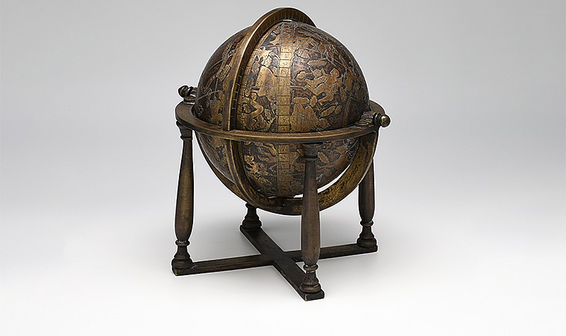 Iran, <em>Celestial Globe</em>, 19th century, brass. Gift of Drs. Joseph B. and Omayma Touma.
