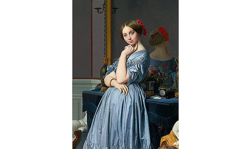Jean-Auguste-Dominique Ingres, <em>Comtesse d'Haussonville</em>, 1845, oil on canvas, 51 7/8 x 36 1/4 in. (131.76 x 92.08 cm), The Frick Collection, New York; photo: Michael Bodycomb